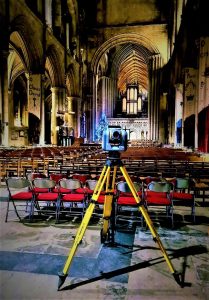Surveying Ripon Cathedral 2