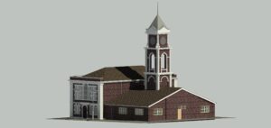 Revit model OTH 3D View 5