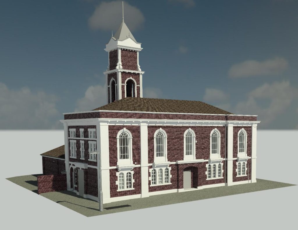 Revit model OTH 3D View 3